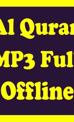 Al Quran MP3 Completed Offline 1