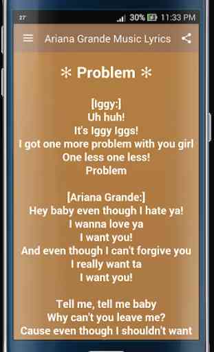 Ariana Grande Music Lyrics 2