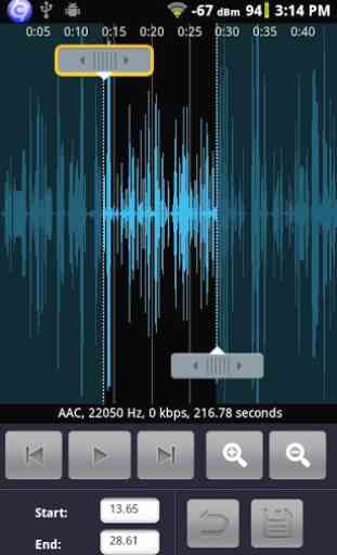 Audio Editor for Android 2