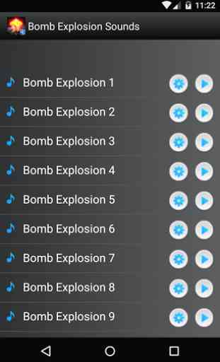 Bruits d’Explosion de bombe 1