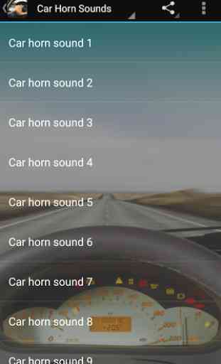 Car Horn Sounds 1