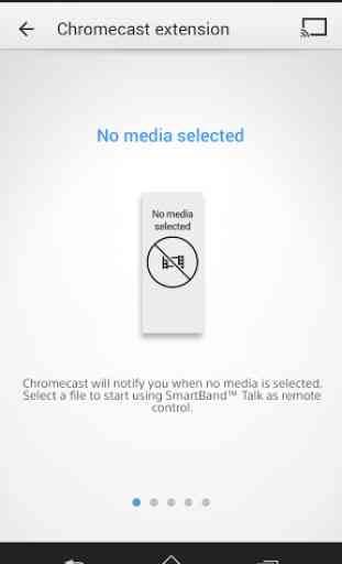 Chromecast pr Smartband™ Talk 2