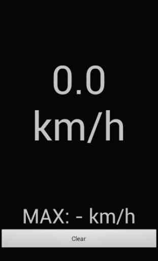 Compteur de vitesse GPS (km/h) 1