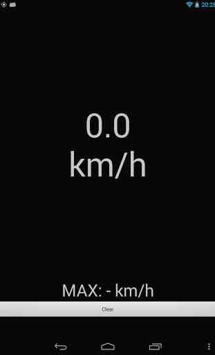 Compteur de vitesse GPS (km/h) 2