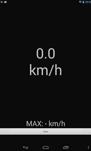 Compteur de vitesse GPS (km/h) 3