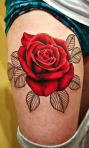 Flower Design Tattoo 2
