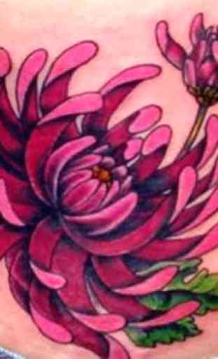 Flower Design Tattoo 4