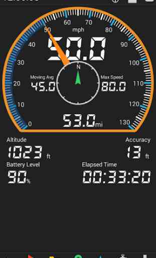 GPS HUD Speedometer Free 1