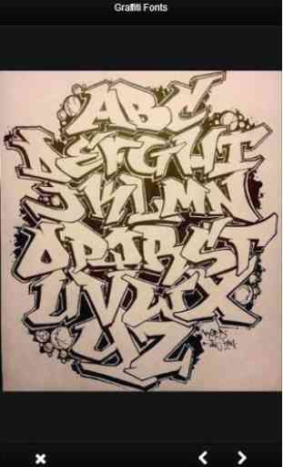 Graffiti lettres (A-Z) 1