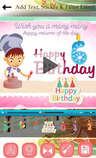 Happy Birthday Video Maker 4