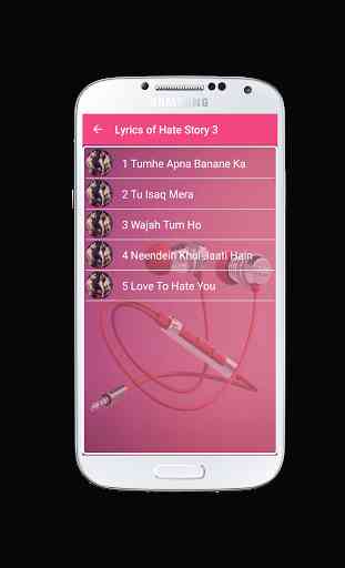 Hate Story 3 Songs Lyrics 2