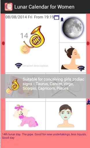 Lunar Calendar for Women 2