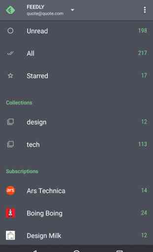 Newsfold | Feedly RSS reader 1