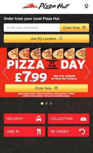 Pizza Hut UK Takeaway Delivery 1