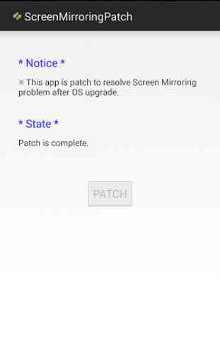 ScreenMirroring Patch 2
