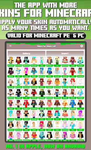 Skins pour Minecraft PE & PC 3