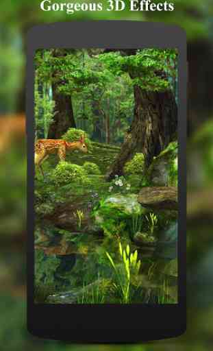 3D Deer-Nature Live Wallpaper 1
