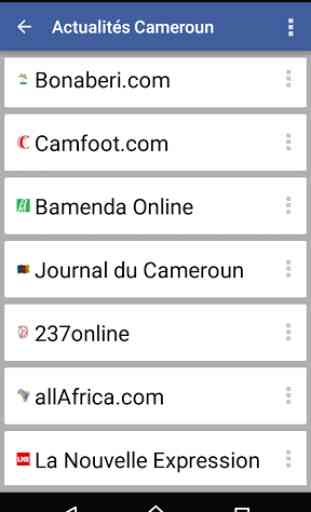 Actualités Cameroun 2