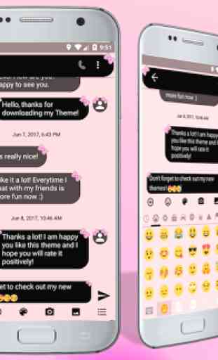 Bow Pink SMS Messages 1