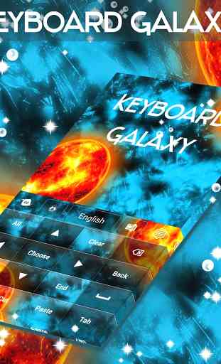 Clavier Galaxy GO Theme 3