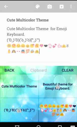 Cute Multicolor Emoji Keyboard 4