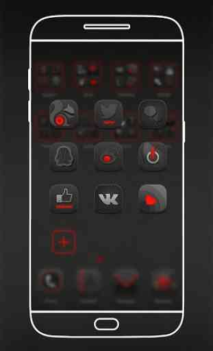 Dance with Red Launcher Theme 3