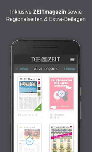 DIE ZEIT E-Paper App 1