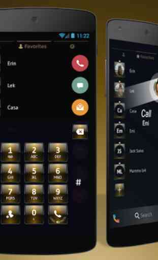Dusk Gold Contacts & Dialer 1