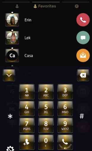 Dusk Gold Contacts & Dialer 2