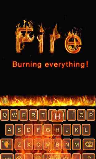 Fire Theme for Emoji Keyboard 1