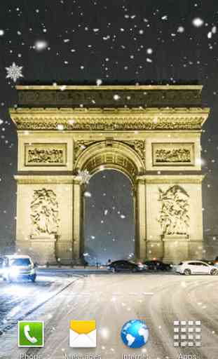 Fond d’écran:neige sur Paris 2
