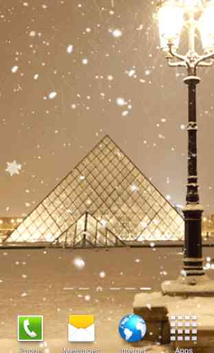Fond d’écran:neige sur Paris 3