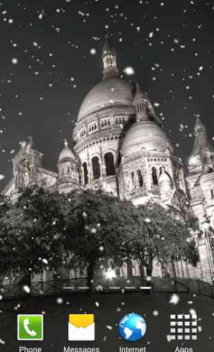 Fond d’écran:neige sur Paris 4