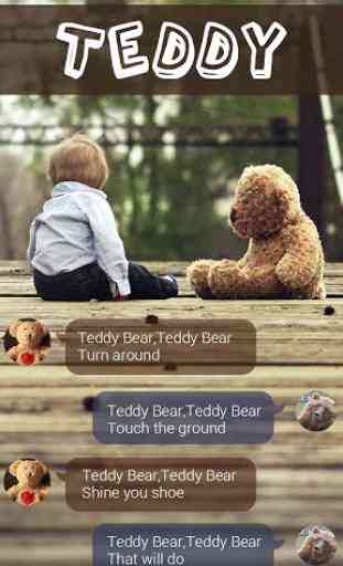 (FREE) GO SMS PRO TEDDY THEME 1