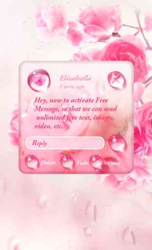 (FREE) GO SMS WATER THEME 4