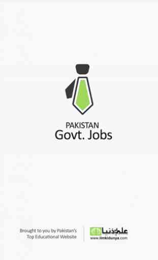 Govt Jobs Pakistan 1