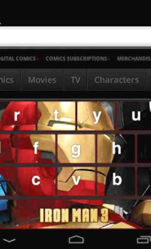 Iron Man 3 Keyboard 2
