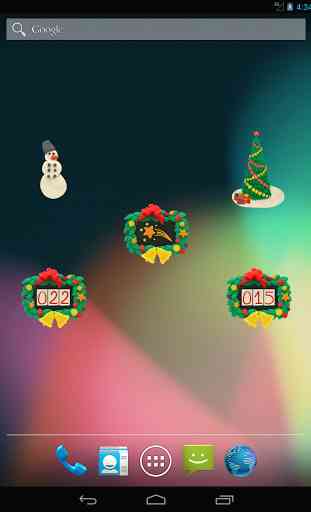 KM Christmas countdown widgets 4