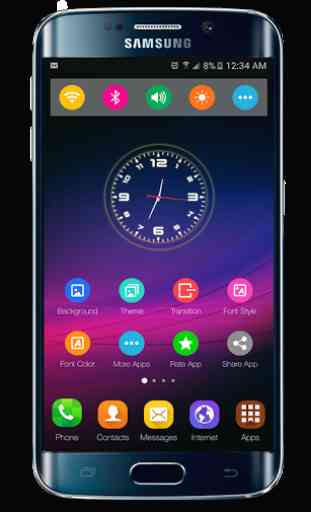 Launcher Note 7 theme 4
