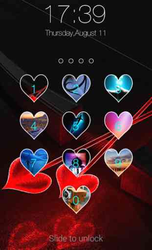 Love Keypad Lock Screen 3