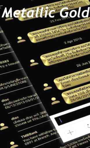 Metal Gold SMS Messages 4