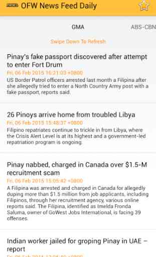 OFW News Feed Daily 1