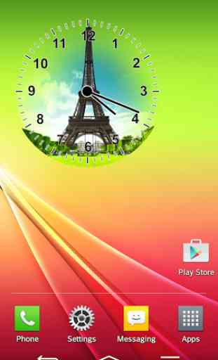 Paris Widget Horloge 1