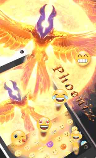 Phoenix Emoji Kika Keyboard 3