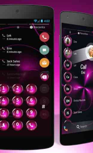 PinkBubble Contacts & Dialer 1