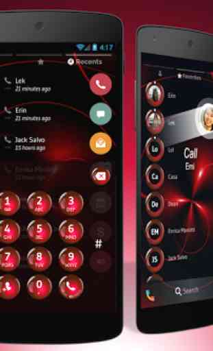 Red Bubble Contacts & Dialer 1