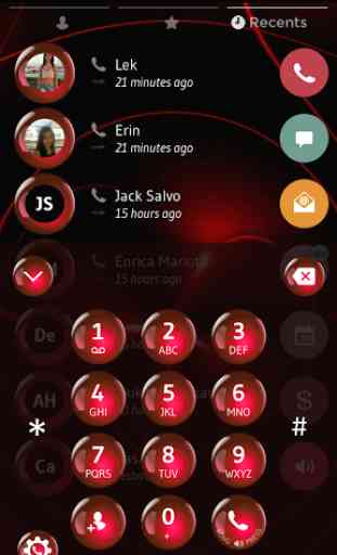 Red Bubble Contacts & Dialer 2