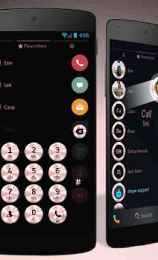 Rose Gold Contacts & Dialer 1