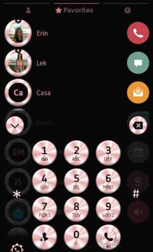Rose Gold Contacts & Dialer 2