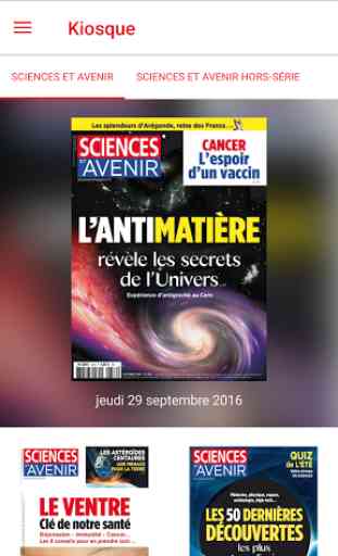 Sciences et Avenir magazine 3